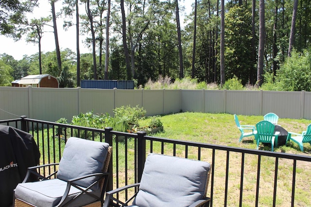 1600 Beaver Rd, Myrtle Beach, SC 29577 - balcony featuring a grill