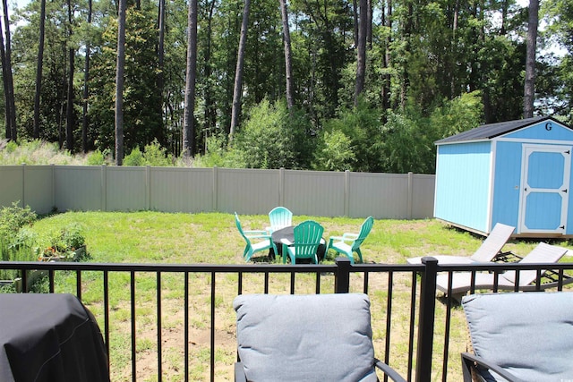 1600 Beaver Rd, Myrtle Beach, SC 29577 - fenced backyard with a storage unit