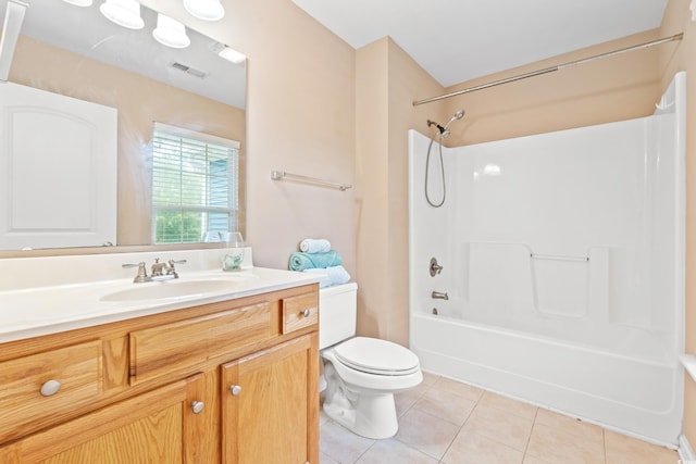 1654 Low Country Pl Unit C, Myrtle Beach, SC 29577 - bathroom featuring tile patterned floors, vanity, and bathtub / shower combination