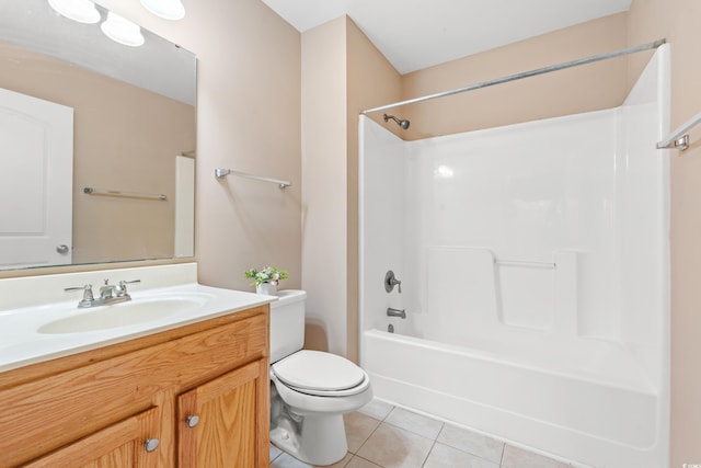 1654 Low Country Pl Unit C, Myrtle Beach, SC 29577 - bathroom with tile patterned flooring, vanity, and washtub / shower combination