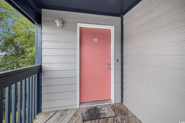 1500 Cenith Dr Unit B-403, North Myrtle Beach, SC 29582 - view of exterior entry with a balcony