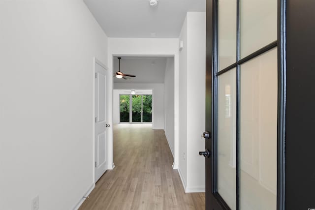 124 Shady Arbor Loop, Longs, SC 29568 - hallway with light wood finished floors and baseboards
