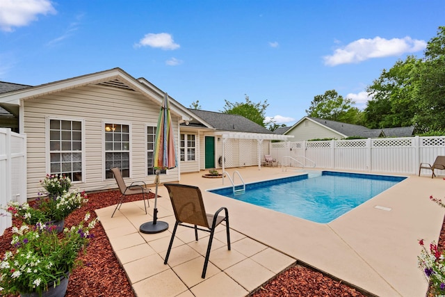 556 Crusade Cir, Conway, SC 29526 - view of pool with a patio area and a fenced backyard