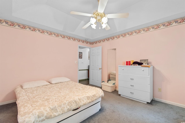 556 Crusade Cir, Conway, SC 29526 - bedroom with carpet and a ceiling fan