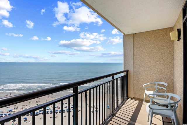 4800 S Ocean Blvd Unit 1524, North Myrtle Beach, SC 29582 - balcony with a water view