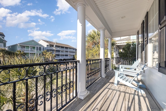611 N Ocean Blvd, Surfside Beach, SC 29575 - view of porch