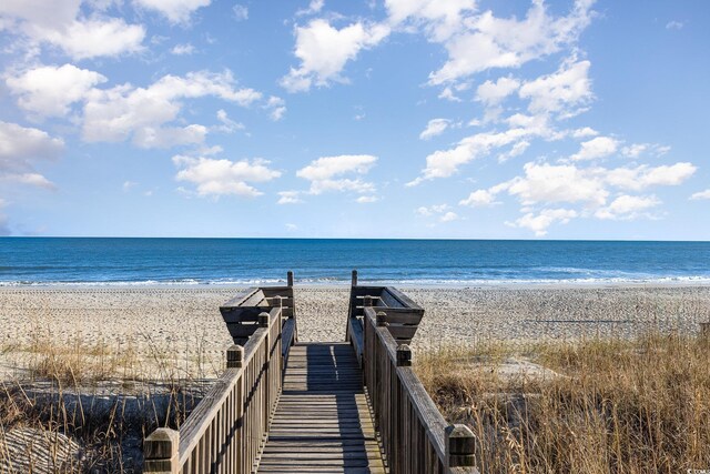 611 N Ocean Blvd, Surfside Beach, SC 29575 - view of property's community featuring view of water and beach