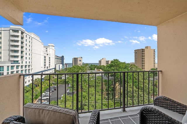 7601 N Ocean Blvd Unit 7-C, Myrtle Beach, SC 29572 - balcony featuring a city view