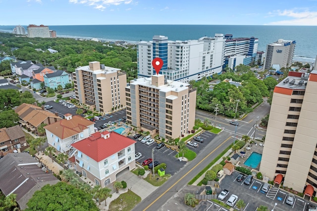 7601 N Ocean Blvd Unit 7-C, Myrtle Beach, SC 29572 - view of urban area with a nearby body of water and a pool area
