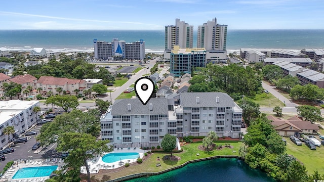 305 Hillside Dr N Unit 205, North Myrtle Beach, SC 29582 - drone / aerial view of a large body of water