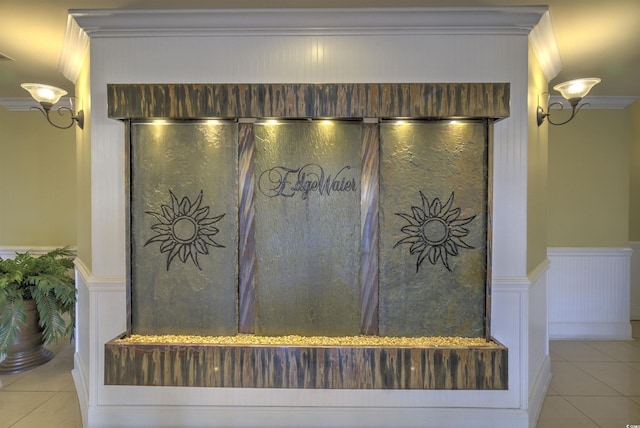 2180 Waterview Dr Unit 738, North Myrtle Beach, SC 29582 - detailed view of ornamental molding, a wainscoted wall, and a decorative wall