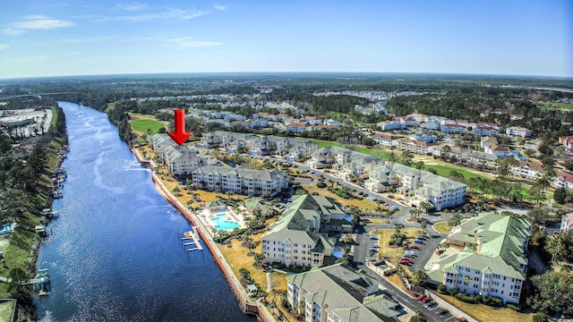 2180 Waterview Dr Unit 738, North Myrtle Beach, SC 29582 - aerial view of property's location with a large body of water