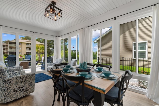 3185 Viceroy Loop, Little River, SC 29566 - sunroom / solarium featuring wood finished floors