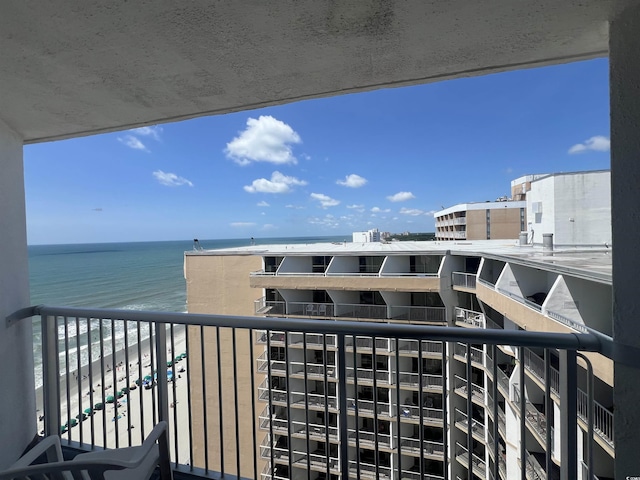 9550 Shore Dr Unit 1733, Myrtle Beach, SC 29579 - balcony featuring a water view