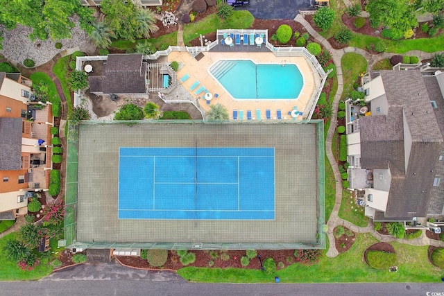 620 15th Ave S Unit 87, Surfside Beach, SC 29575 - aerial view of a pool area