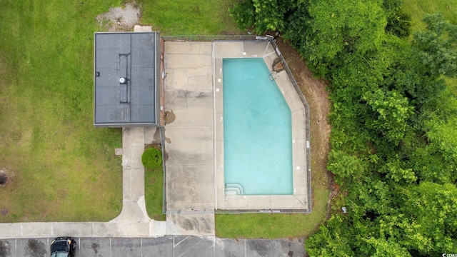 615 Carter Ln Unit D6, Conway, SC 29526 - drone / aerial view of a pool