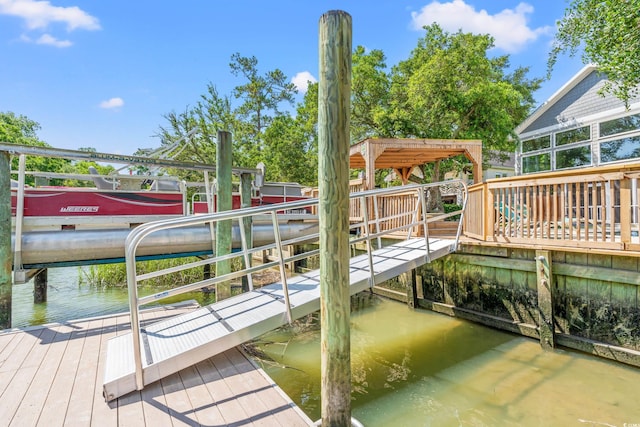3597 Sunfish St, Murrells Inlet, SC 29576 - dock area with a water view