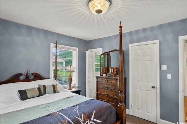 1008 N Withlacoochee Ave, Marion, SC 29571 - bedroom featuring baseboards and carpet flooring