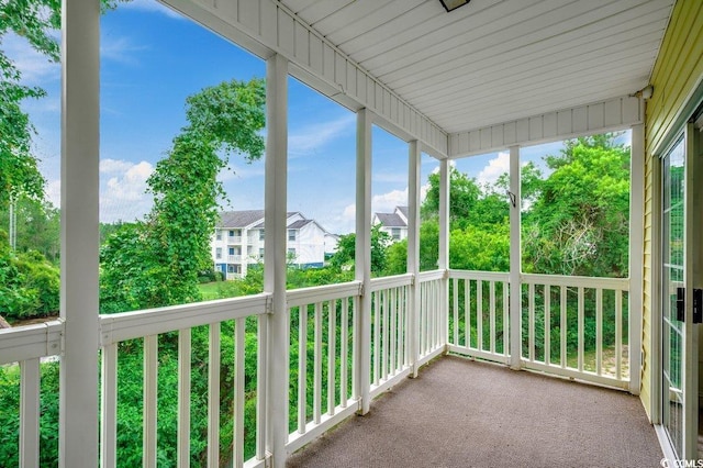 5046 Belleglen Ct Unit 202, Myrtle Beach, SC 29579 - view of unfurnished sunroom