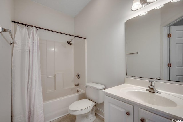 5046 Belleglen Ct Unit 202, Myrtle Beach, SC 29579 - full bath featuring vanity, shower / tub combo with curtain, and tile patterned flooring