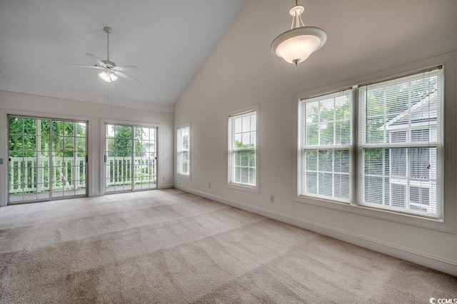 5046 Belleglen Ct Unit 202, Myrtle Beach, SC 29579 - unfurnished sunroom with lofted ceiling