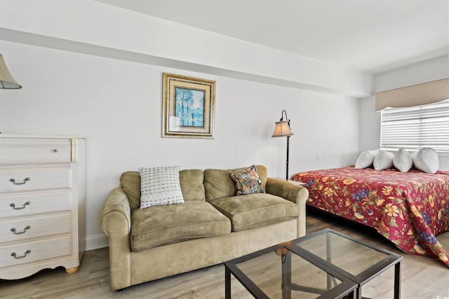 1605 S Ocean Blvd Unit 1403, Myrtle Beach, SC 29577 - bedroom featuring light wood-style flooring