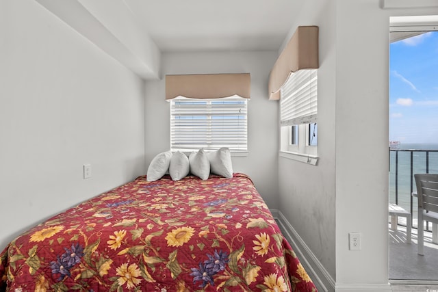 1605 S Ocean Blvd Unit 1403, Myrtle Beach, SC 29577 - bedroom featuring a water view