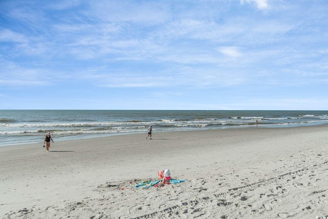 2207 S Ocean Blvd Unit 718, Myrtle Beach, SC 29577 - water view featuring nearby beach