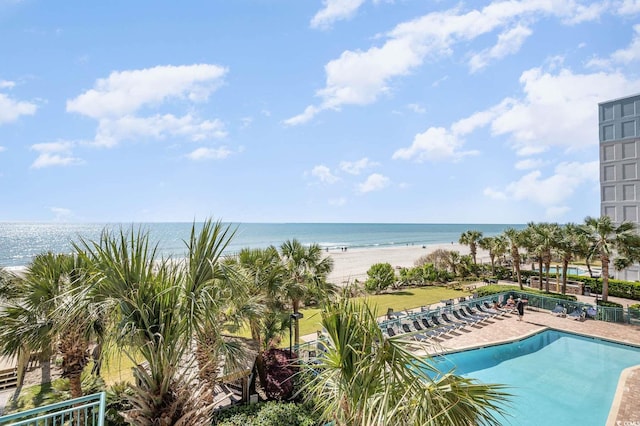 2207 S Ocean Blvd Unit 718, Myrtle Beach, SC 29577 - water view with local beach