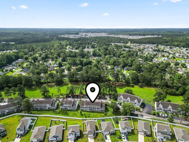 500 Fairway Village Dr Unit J-7, Myrtle Beach, SC 29588 - aerial view of residential area with a heavily wooded area