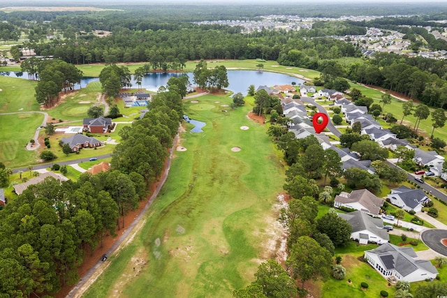 583 Wildflower Trl, Myrtle Beach, SC 29579 - aerial view of property and surrounding area with nearby suburban area