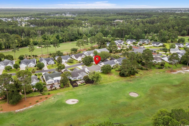 583 Wildflower Trl, Myrtle Beach, SC 29579 - aerial perspective of suburban area featuring a local golf course
