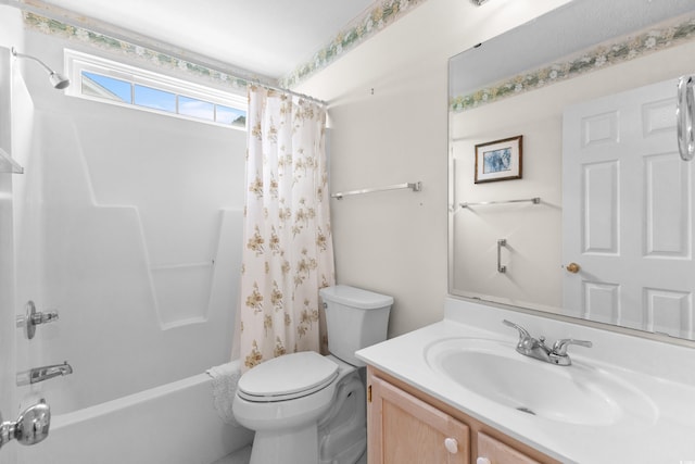 583 Wildflower Trl, Myrtle Beach, SC 29579 - bathroom with shower / bath combo with shower curtain and vanity