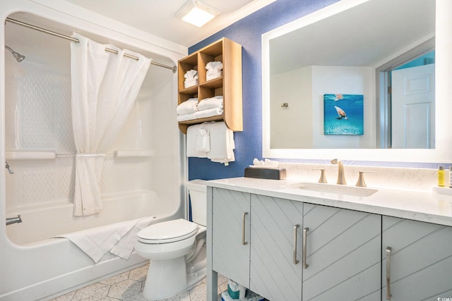 3000 N Ocean Blvd Unit 209, Myrtle Beach, SC 29577 - full bathroom with vanity and shower / bathtub combination with curtain