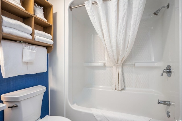3000 N Ocean Blvd Unit 209, Myrtle Beach, SC 29577 - full bathroom featuring shower / tub combo with curtain and toilet