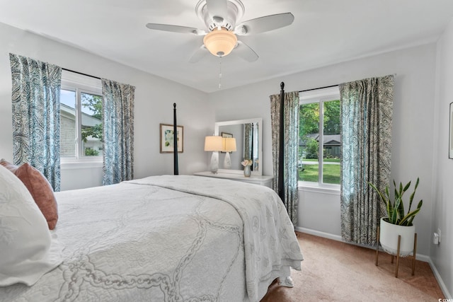 520 13th Ave N, Surfside Beach, SC 29575 - bedroom featuring carpet and ceiling fan