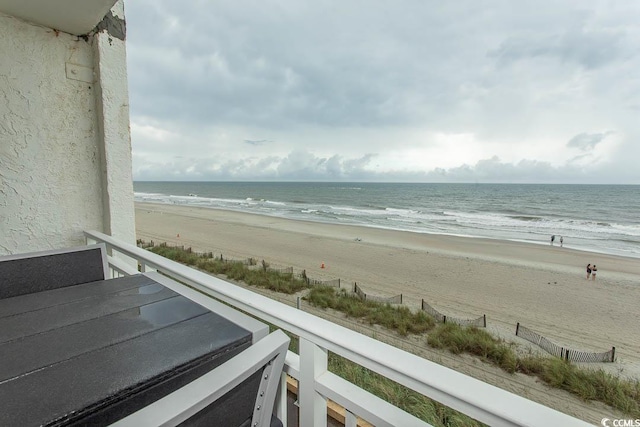 1207 S Ocean Blvd Unit 20403, Myrtle Beach, SC 29577 - water view featuring nearby beach