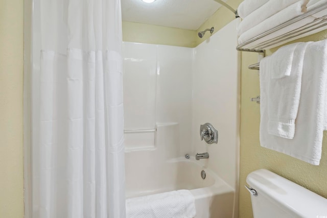 504 N Ocean Blvd Unit 1901, Myrtle Beach, SC 29577 - bathroom featuring shower / tub combo with curtain and toilet