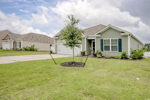211 Seasons Trace Loop, Longs, SC 29568 - ranch-style house with driveway, an attached garage, and a front lawn