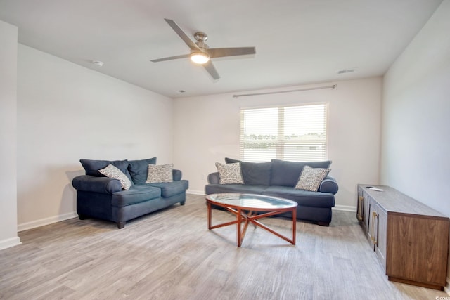 211 Seasons Trace Loop, Longs, SC 29568 - living area featuring light wood-style flooring and a ceiling fan