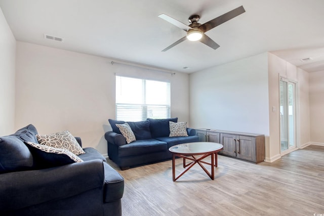 211 Seasons Trace Loop, Longs, SC 29568 - living room featuring light wood-type flooring and a ceiling fan