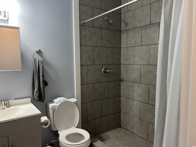 613 Todd Blvd, Conway, SC 29526 - bathroom with vanity and tiled shower