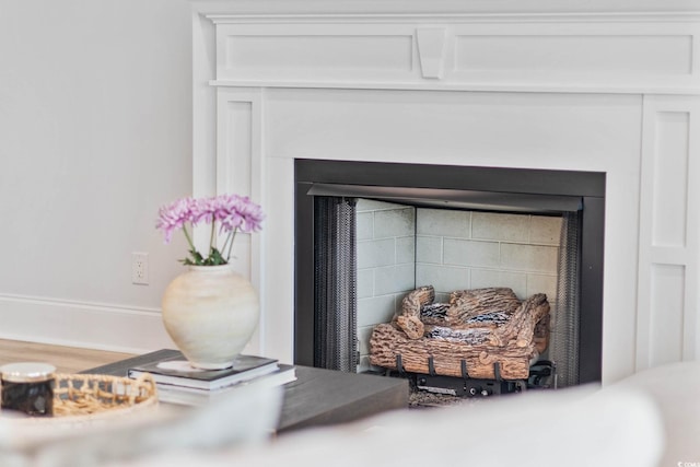 496 W Palm Dr, Myrtle Beach, SC 29579 - detailed view of a fireplace