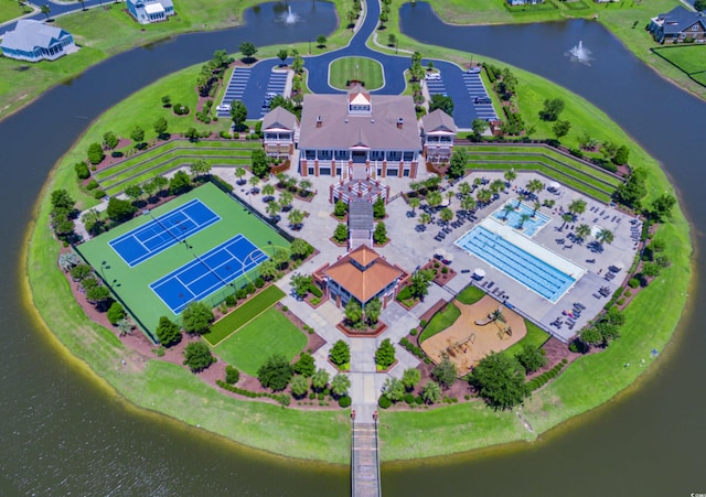 496 W Palm Dr, Myrtle Beach, SC 29579 - bird's eye view of a nearby body of water