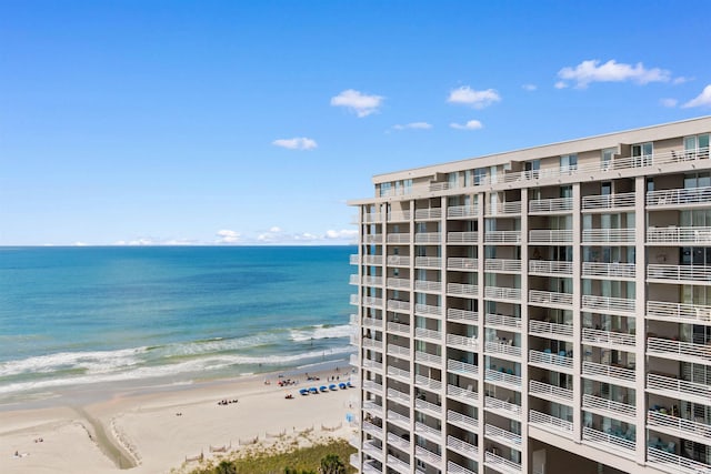 9994 Beach Club Dr Unit 1202, Myrtle Beach, SC 29572 - water view featuring nearby beach