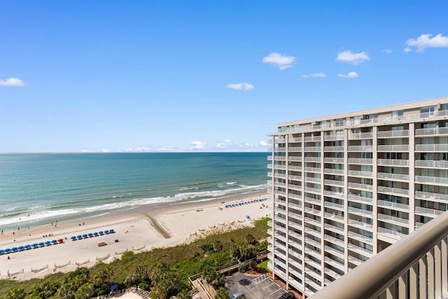 9994 Beach Club Dr Unit 1202, Myrtle Beach, SC 29572 - water view featuring nearby beach