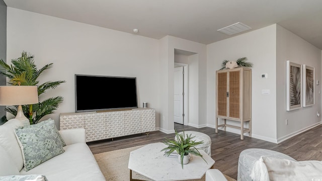 1407 Nokota Dr, Conway, SC 29526 - living room featuring wood finished floors and baseboards