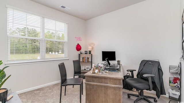 1407 Nokota Dr, Conway, SC 29526 - carpeted home office featuring baseboards