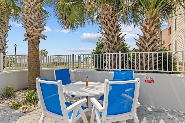 5511 N Ocean Blvd Unit 310, Myrtle Beach, SC 29577 - view of patio with outdoor dining space