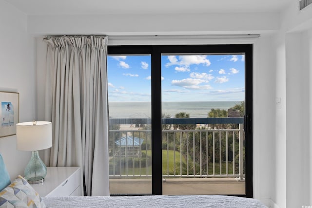 5511 N Ocean Blvd Unit 310, Myrtle Beach, SC 29577 - bedroom featuring a water view